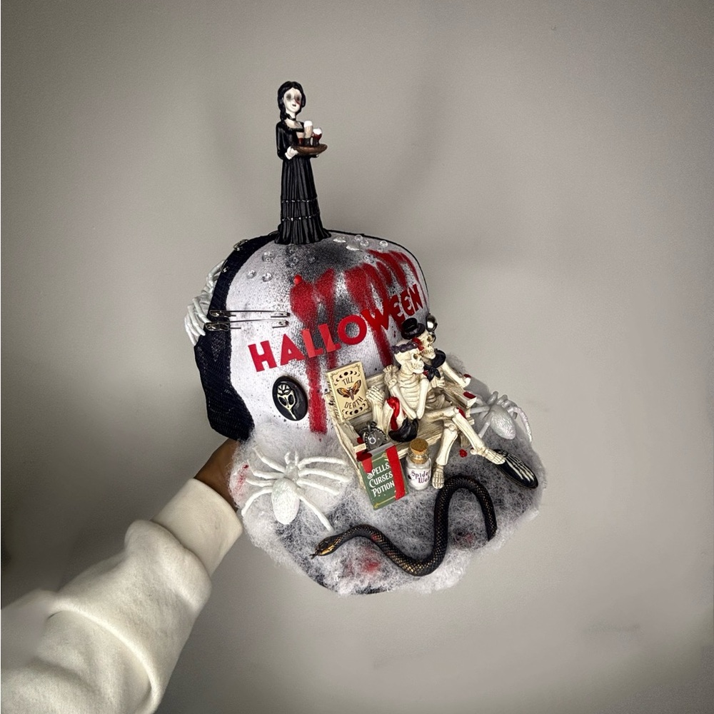 Halloween Themed Decorated Hat